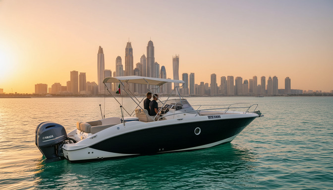 Luxusní loď Silver Island 27 ft v Dubai Marina