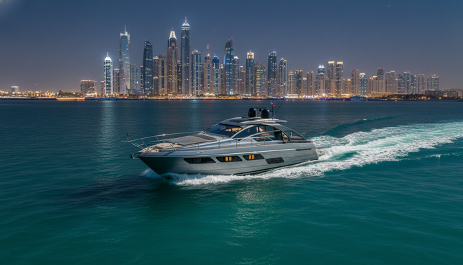 Vue aérienne du Wave Empress 52 ft à Dubai Marina
