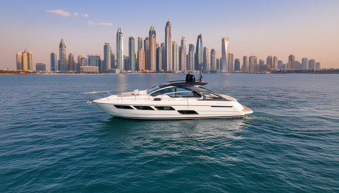 Vista esterna dello yacht di lusso Dream Treasure 52 ft