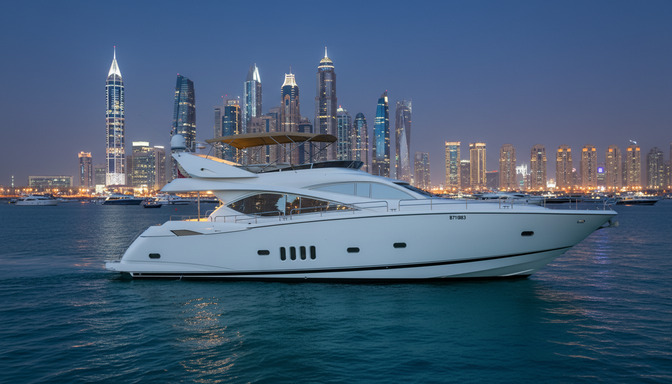 Marina Queen 82 ft luxury yacht at Dubai Marina