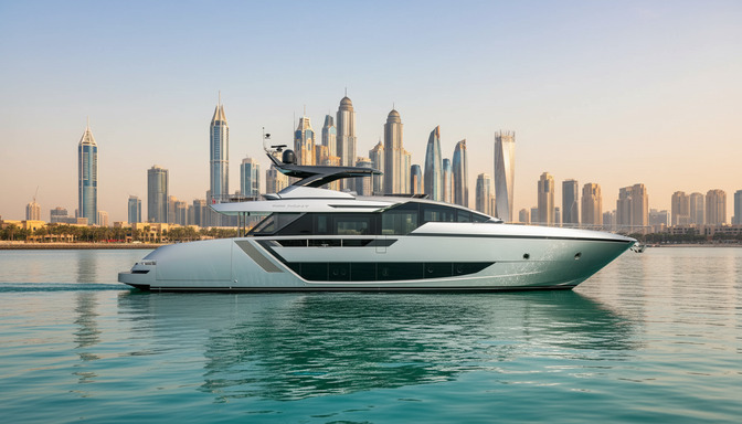 Außenansicht der Luxusyacht Platinum Knight 82 ft