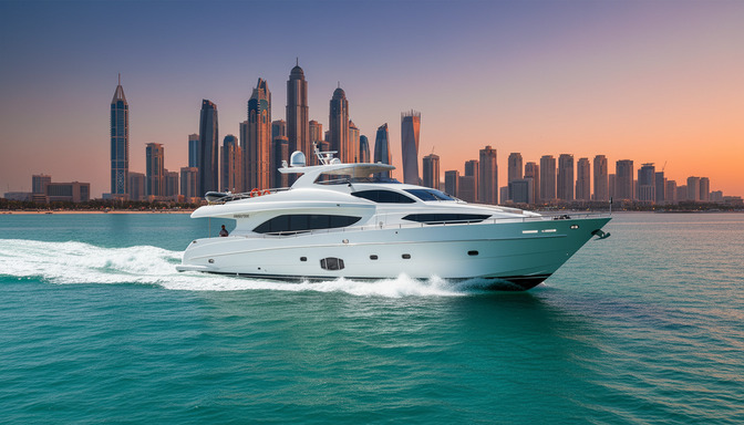 Luksusowy jacht Silver Star 101 stóp w Dubai Marina