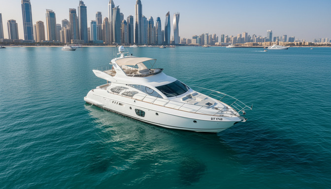 Vista aérea del Silver Storm 55 pies en Dubai Marina