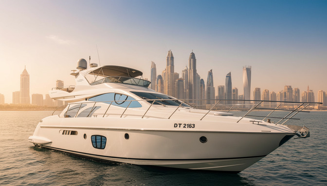 Pronájem jachty Wave Crown 55 ft v Dubaji
