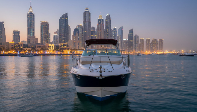 Crystal Voyager 33 ft yacht deck and seating area