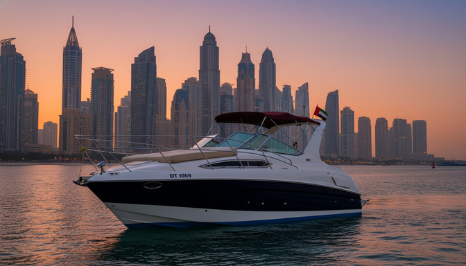 Pronájem jachty Crystal Voyager 33 ft v Dubaji