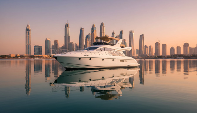 Pohled na exteriér luxusní jachty Diamond Breeze 50 ft