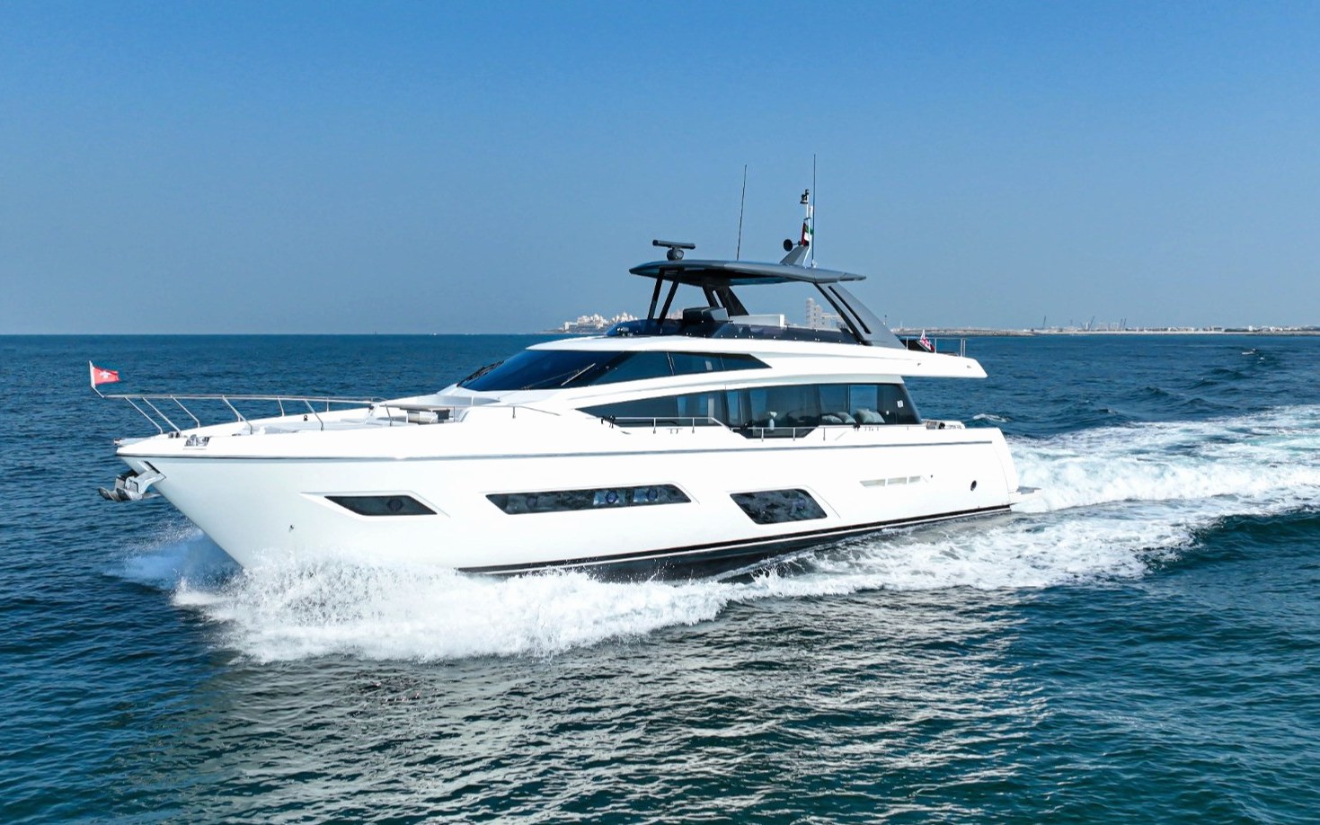 Ferretti 78 ft for charter