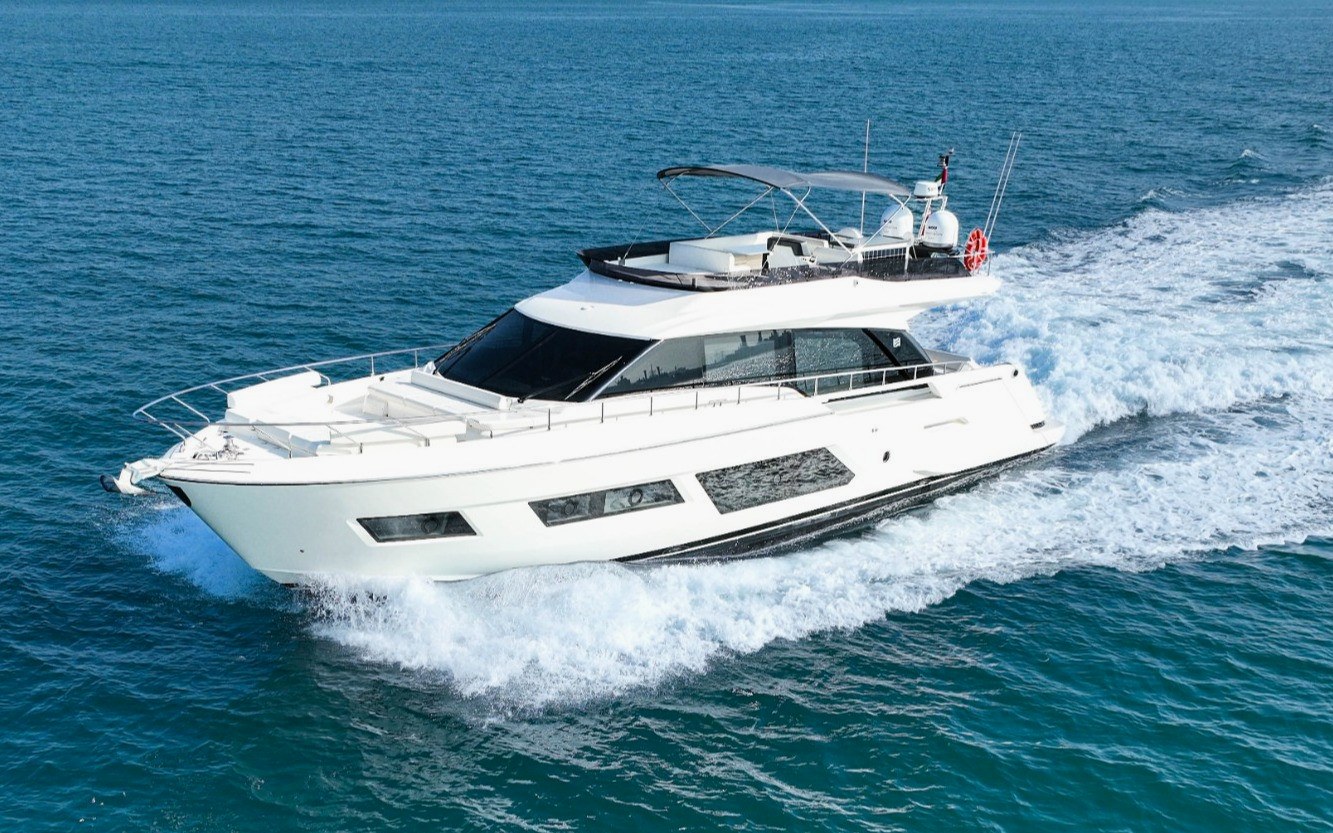 Ferretti 67 ft for charter