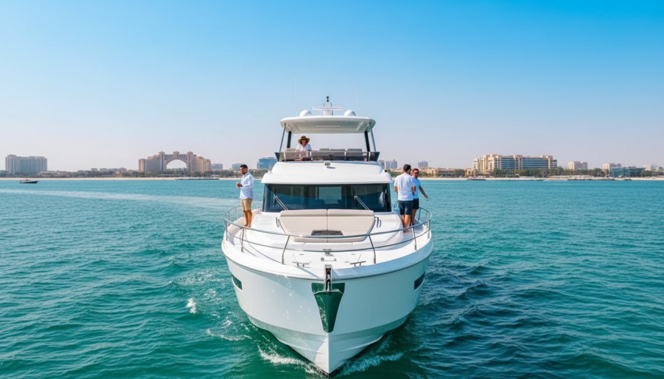 Boottocht in Dubai Marina met kapitein